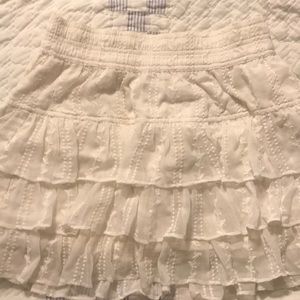 Embroidered Layered Skirt